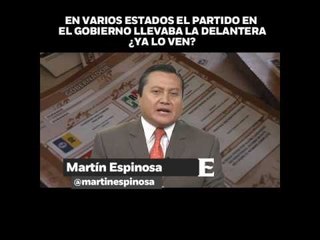 'Importante reflexionar sobre las elecciones', en opinión de Martín Espinosa