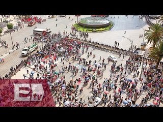 Cerco policiaco impide a la CNTE llegar al AICM/ Atalo Mata