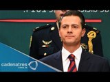 El presidente Peña Nieto hace un llamado a reforzar las instituciones