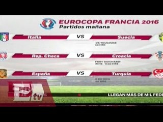 Estos son los partidos de la Eurocopa para mañana  / Roberto López