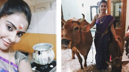 Sri Reddy Enters Into Her New House