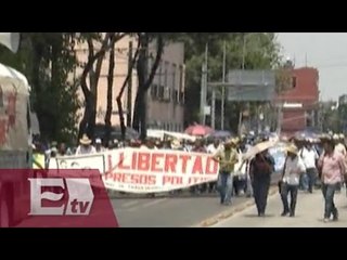 Integrantes de la CNTE marchan rumbo al Senado en CDMX / Ricardo Salas