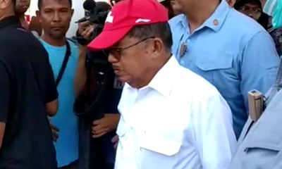 JK Berdialog dengan Korban Gempa Sulawesi Tengah