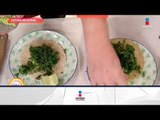 ¡Cocina unos deliciosos tacos de guacamole con perejil crujiente! | Sale el Sol