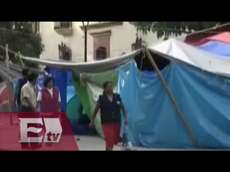 Detalles de las movilizaciones de la CNTE en Oaxaca / Ricardo Salas