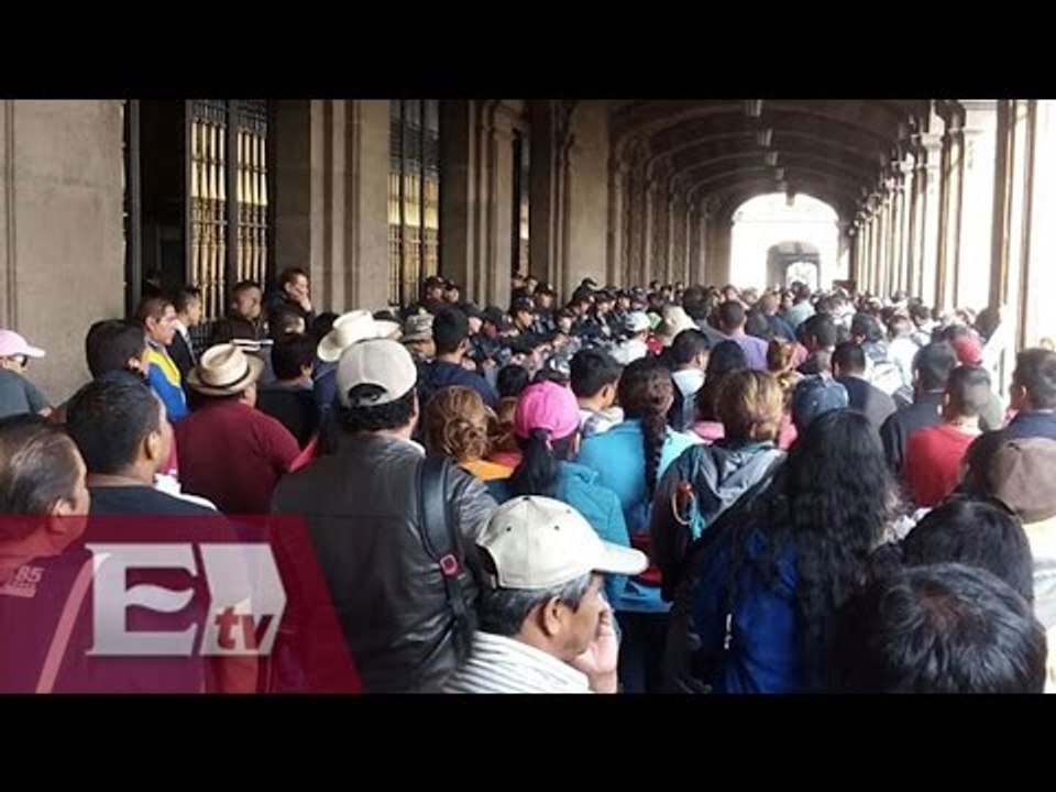 CNTE protesta en la sede del Gobierno de la CDMX/ Hiram Hurtado