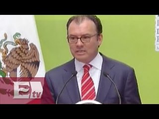 Luis Videgaray en la presentación de la Política Nacional de Inclusión Financiera