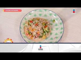 ¡Prepara unas sencillas tostadas de jaiba con piña! | Sale el Sol