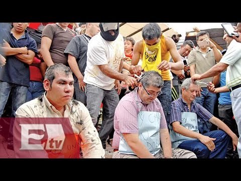 CNTE rapa a maestros de Chiapas por no apoyar paro magisterial/ Vianey Esquinca