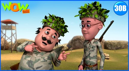 Motu Patlu in Hindi | The Army| Cartoon for Kids | Wow Kidz