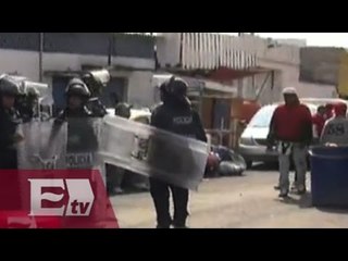Enfrentamiento por desalojo en Peñón de los Baños deja tres lesionados/ Mariana H