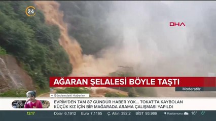 Cami ve evleri su bastı