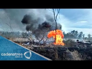 Explosión en ducto de gas en Huehuetoca, Edomex