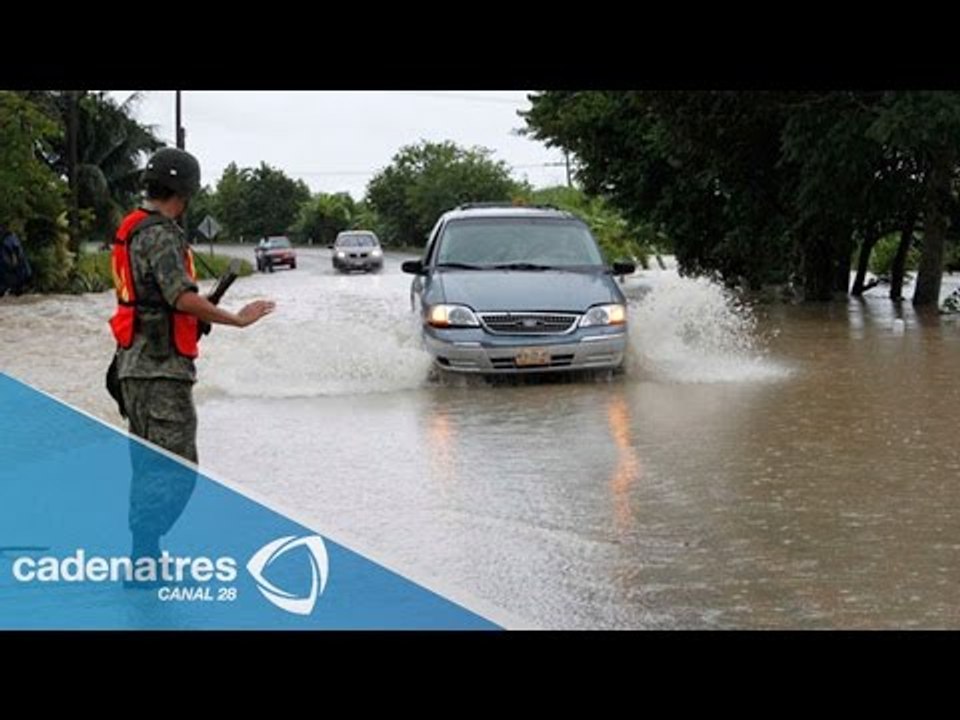 Evalúan daños en Tabasco tras inundaciones