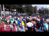 CNTE provoca caos vial en la México-Puebla / Kimberly Armengol