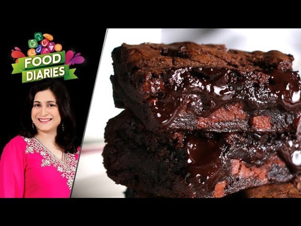 Fudgy Brownies Recipe by Chef Zarnak Sidhwa 3 May 2018