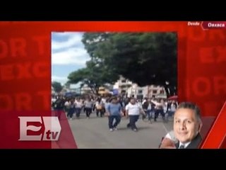 Download Video: CNTE continúa con movilizaciones y bloqueos en Oaxaca / Ricardo Salas