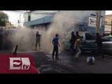 Desalojo en Peñón de los Baños termina en enfrentamiento / Yuriria Sierra