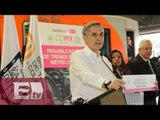 Mancera entrega trenes rehabilitados al STC / Francisco Zea