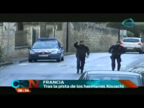 Francia tras la pista de los hermanos Kouachi, responsables del ataque a la revista 'Charlie Hebdo'
