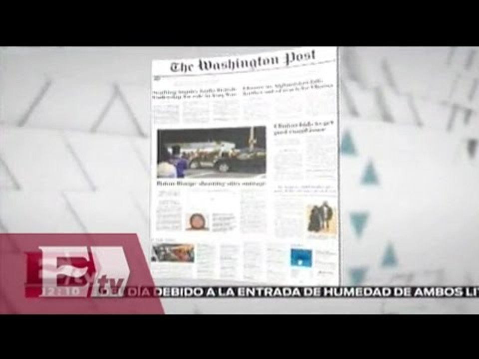 Portadas de los periódicos internacionales / Paola Barquet