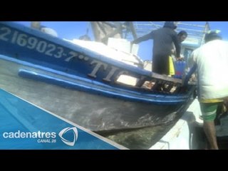 Embarcaciones encalladas dañan arrecife en Yucatán