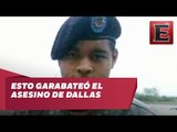 Atacante de Dallas garabateó letras con su sangre antes de morir
