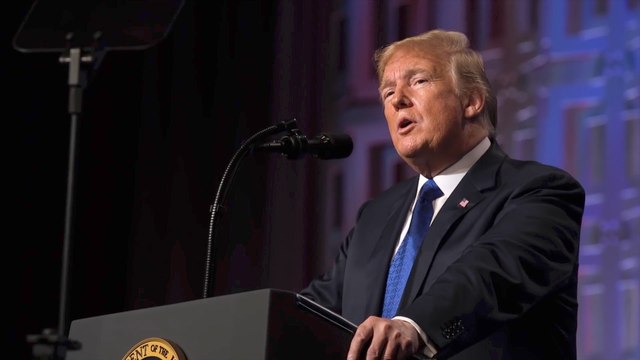 Trump Honors Workers At Electrical Contractors Association