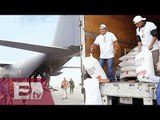 Llega a Oaxaca el primer avión con alimentos básicos/ Hiram Hurtado