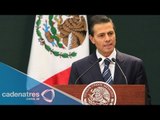 Peña Nieto anuncia acciones para prevenir casos de corrupción