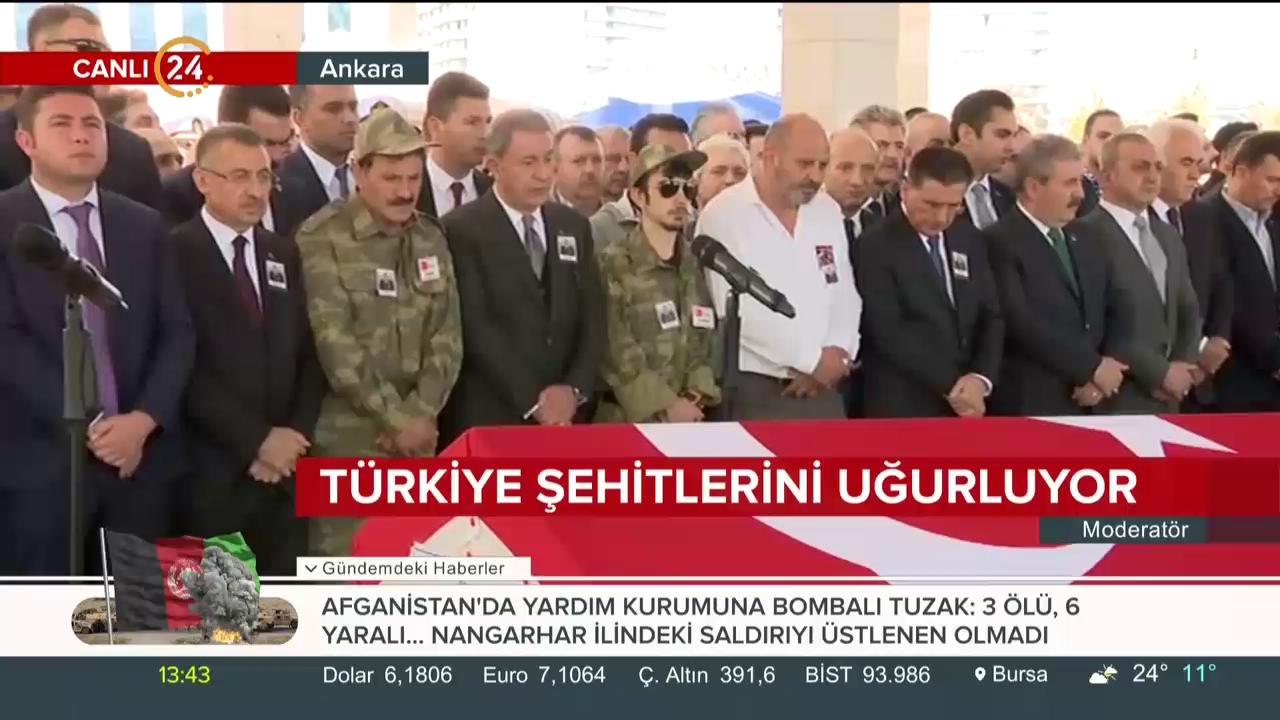 Türkiye şehitlerini uğurluyor