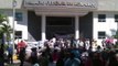 Ceteg y normalistas marchan en Chilpancingo; exigen pagos atrasados