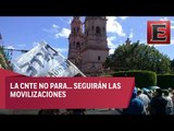 Continuarán las movilizaciones de la CNTE