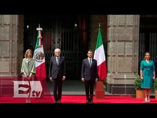 Peña Nieto recibe al presidente de Italia en Palacio Nacional / Paola Barquet