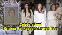Family & Celebs attend Krishna Raj Kapoor's Prayer Meet