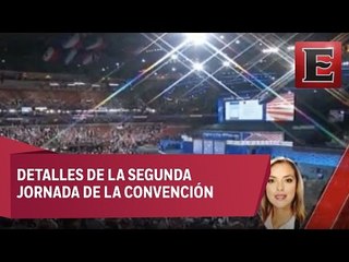 Segundo día de la Convención Demócrata en Filadelfia