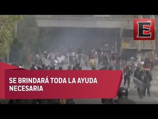 Comienza traslado de heridos en Nochixtlán a CDMX