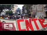 Así van las marchas de la CNTE en la CDMX / Paola Barquet