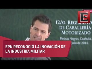 EPN en la inauguración de instalaciones militares en Coahuila