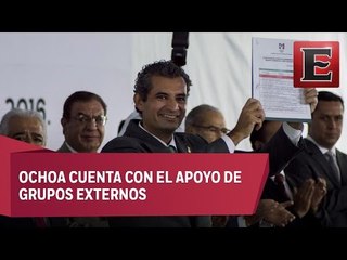 Enrique Ochoa presenta candidatura para dirigir el PRI