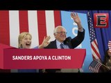 Bernie Sanders cierra filas con Hillary Clinton