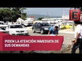 Integrantes de la CNTE reactivan bloqueo carretero en Chiapas