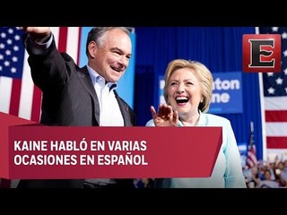 Clinton presenta en Miami a Tim Kaine, su compañero de fórmula