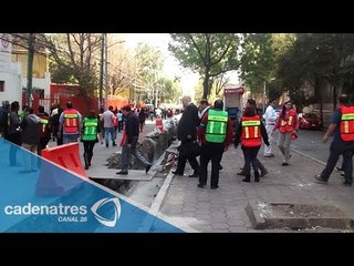 Desalojo en la delegación Miguel Hidalgo por fuga de gas