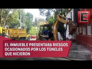 Gobierno capitalino demuele edificio invadido en colonia Condesa