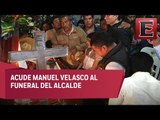 Acude Manuel Velasco al funeral del alcalde de San Juan Chamula