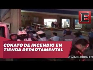 Conato de incendio en tienda departamental en la delegación Miguel Hidalgo