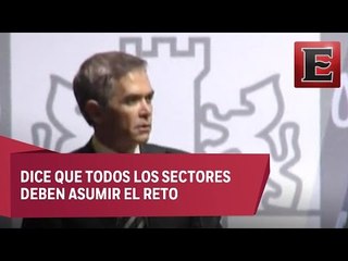 Mancera dice que la corrupción es un flagelo a la confianza ciudadana