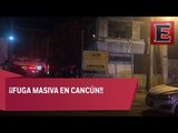 ¡¡Fuga masiva en Cancún!!  Se escapan 10 reos de alta peligrosidad