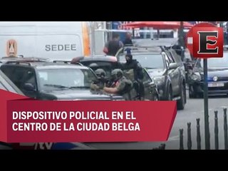 Alerta en Bruselas por hombre armado con supuesto explosivo